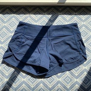 Ivivva navy blue athletic shorts. Perfect Condition. Like new. Girls size 12.